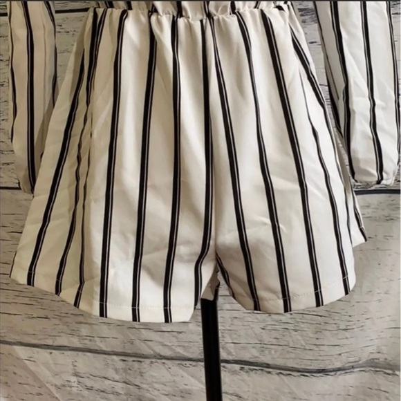 NWT Missguided Striped Bardot Jumpsuit! - Picture 5 of 7